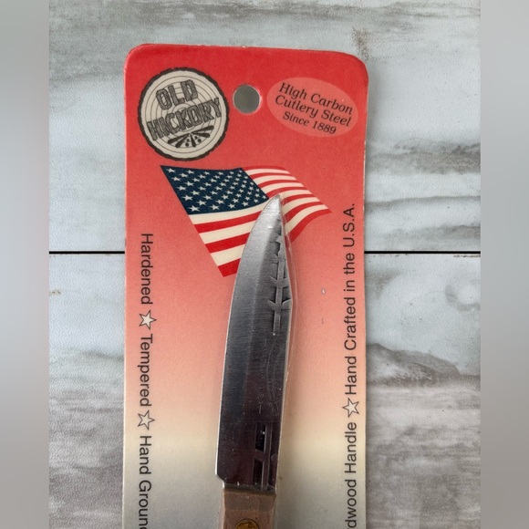 Old Hickory Paring Knife Ontario Knife Company High Carbon Cutlery Steel Wood - Picture 3 of 6